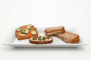 Order Smoked Salmon Sandwich food online from The Cheese Company store, Penn Valley on bringmethat.com