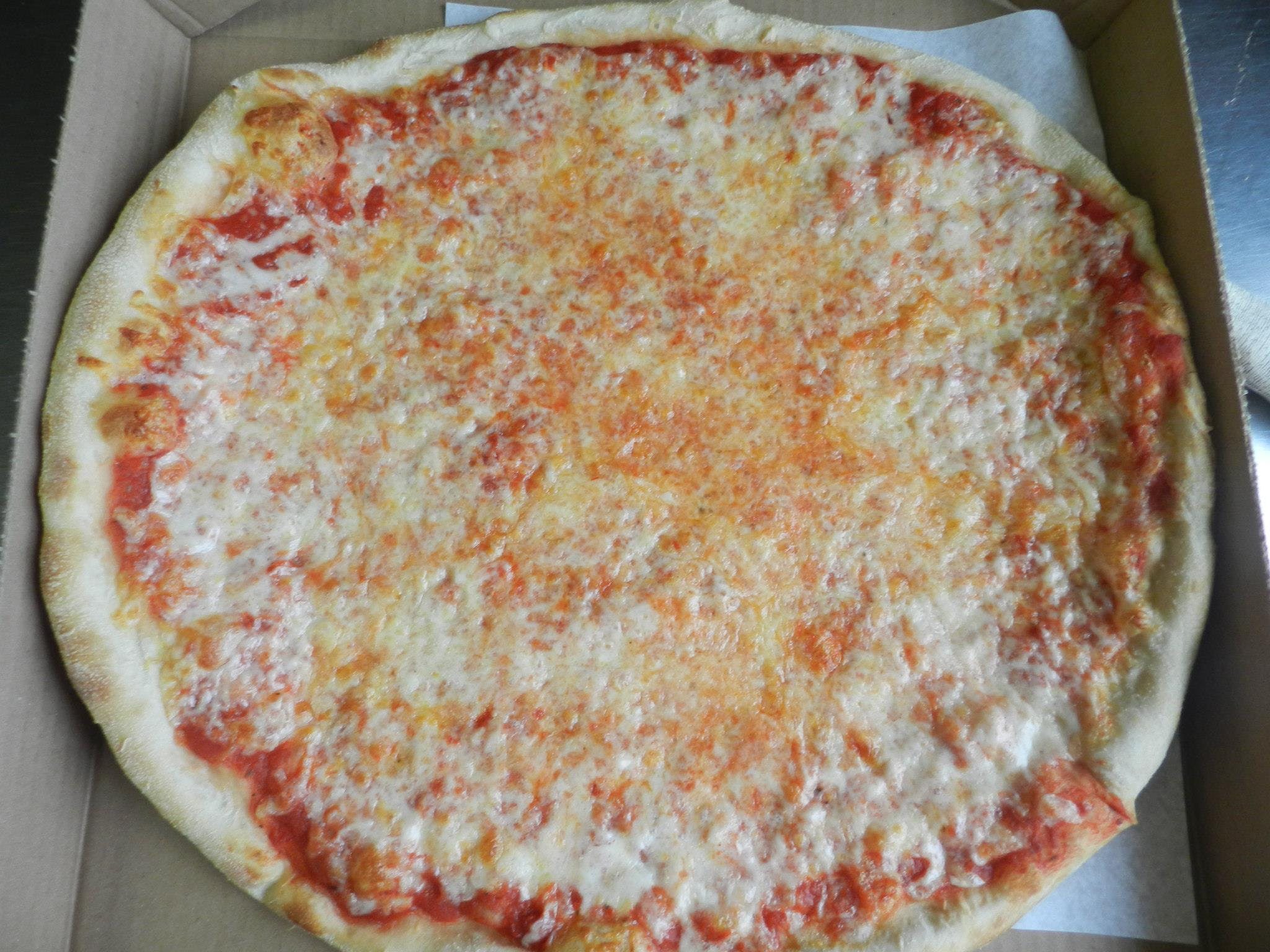 Order Cheese Pizza - Small 12'' (Serves 1-2) food online from Brothers Pizza store, McSherrystown on bringmethat.com