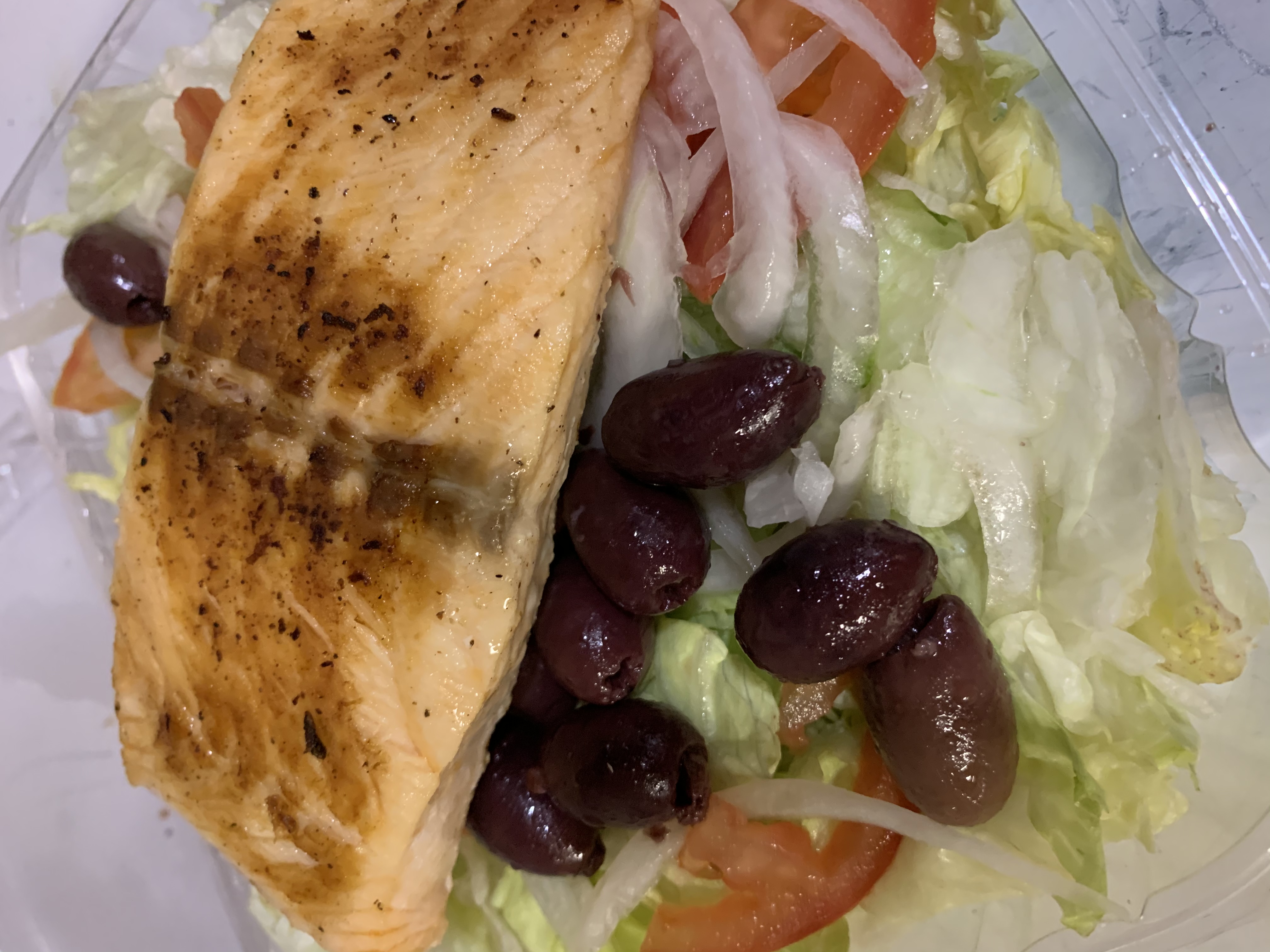 Order Salmon Salad food online from Two Cousin Pizza & Italian store, Mount Joy on bringmethat.com