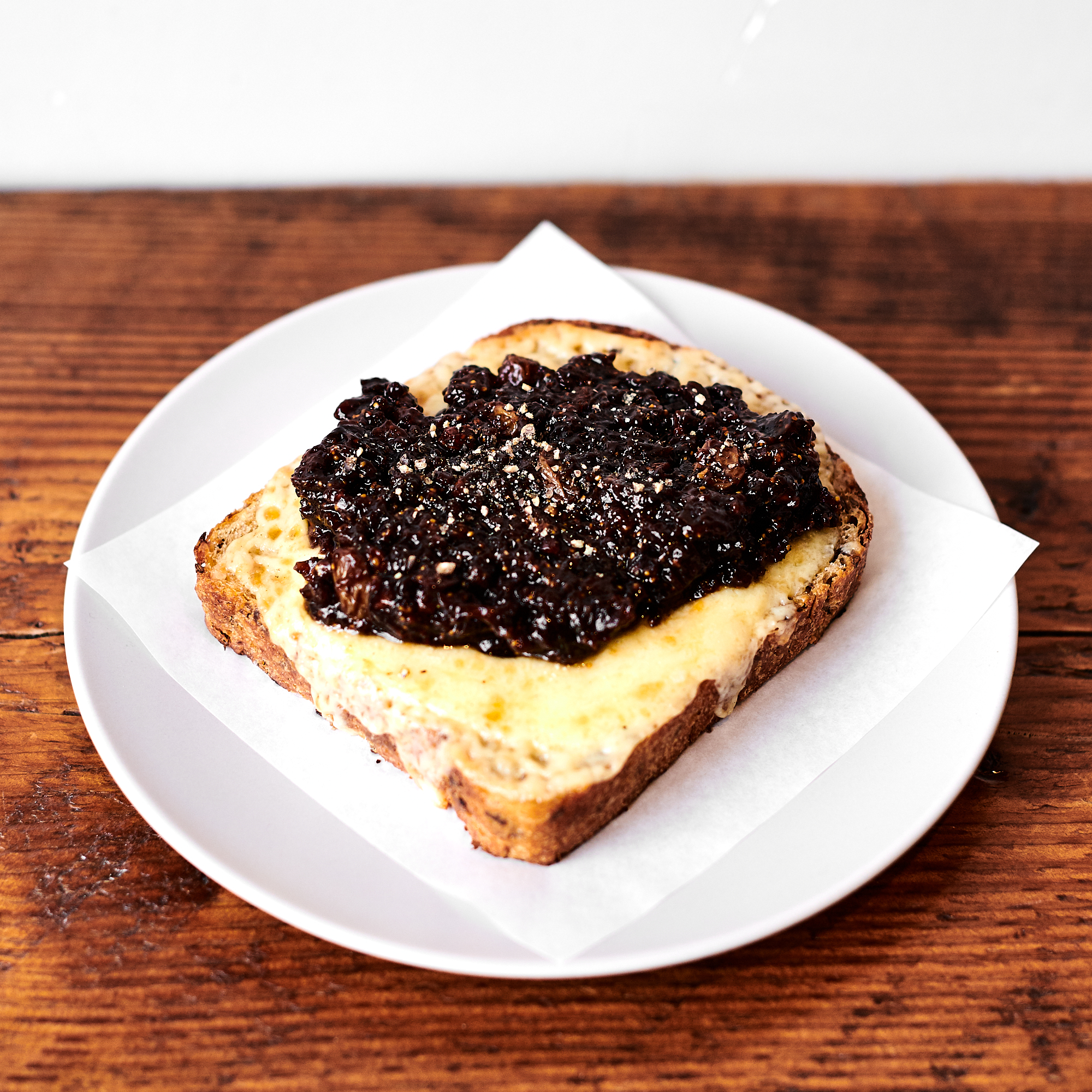 Order Welsh rarebit with Fig and Ginger Chutney food online from Scullery store, San Francisco on bringmethat.com