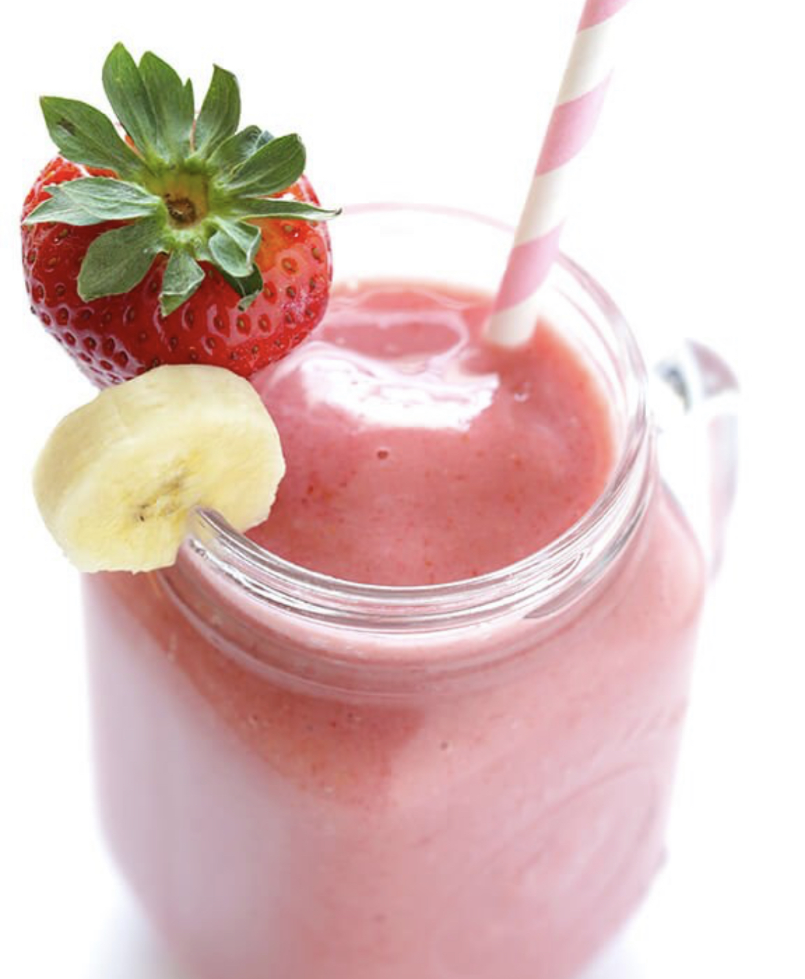 Order Strawberry Banana Smoothie food online from The Mystic Diner & Restaurant store, Stonington on bringmethat.com