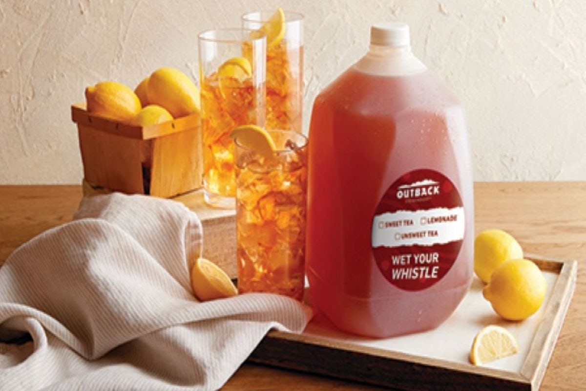 Order Iced Tea - Gallon food online from Outback Steakhouse store, Rome on bringmethat.com