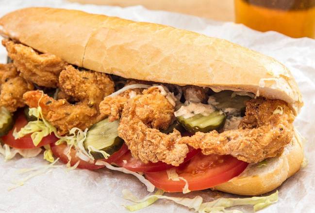 Order Shrimp Po Boys food online from Red Hook Cajun Seafood & Bar store, Southaven on bringmethat.com
