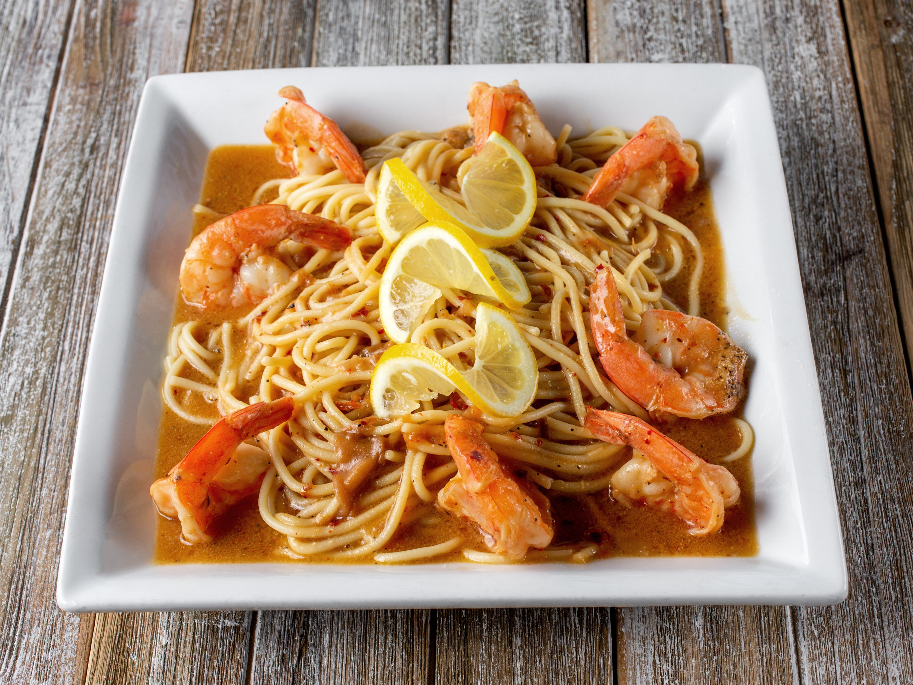 Order Shrimp Scampi with Spaghetti food online from Joe's Italian Restaurant store, Moreno Valley on bringmethat.com
