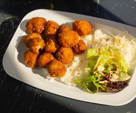 Order Popcorn Chicken Rice bowl food online from Son of Egg store, Rennsselaer on bringmethat.com