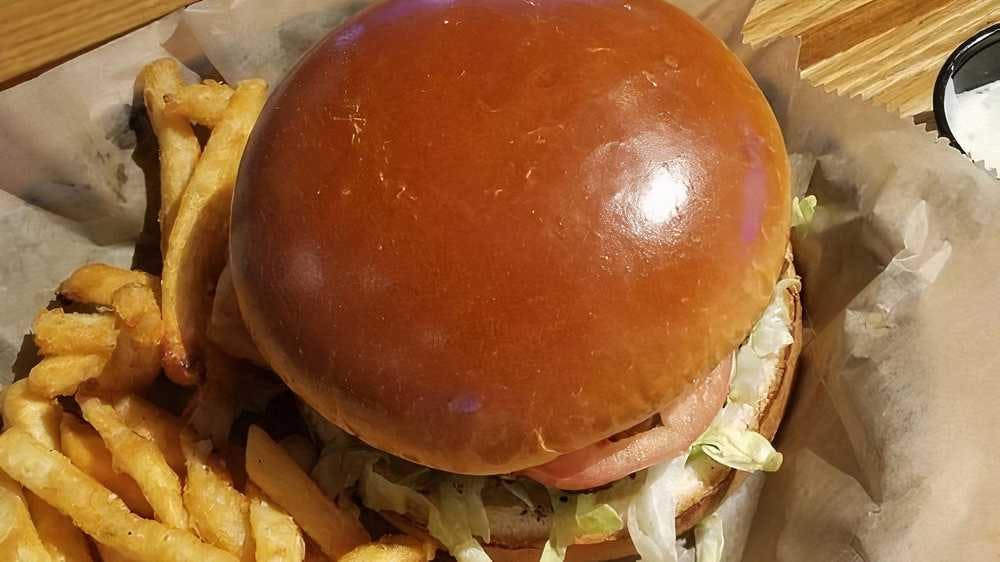 Order American Smash Burger - 2/3 lb. food online from Reset store, Rossford on bringmethat.com