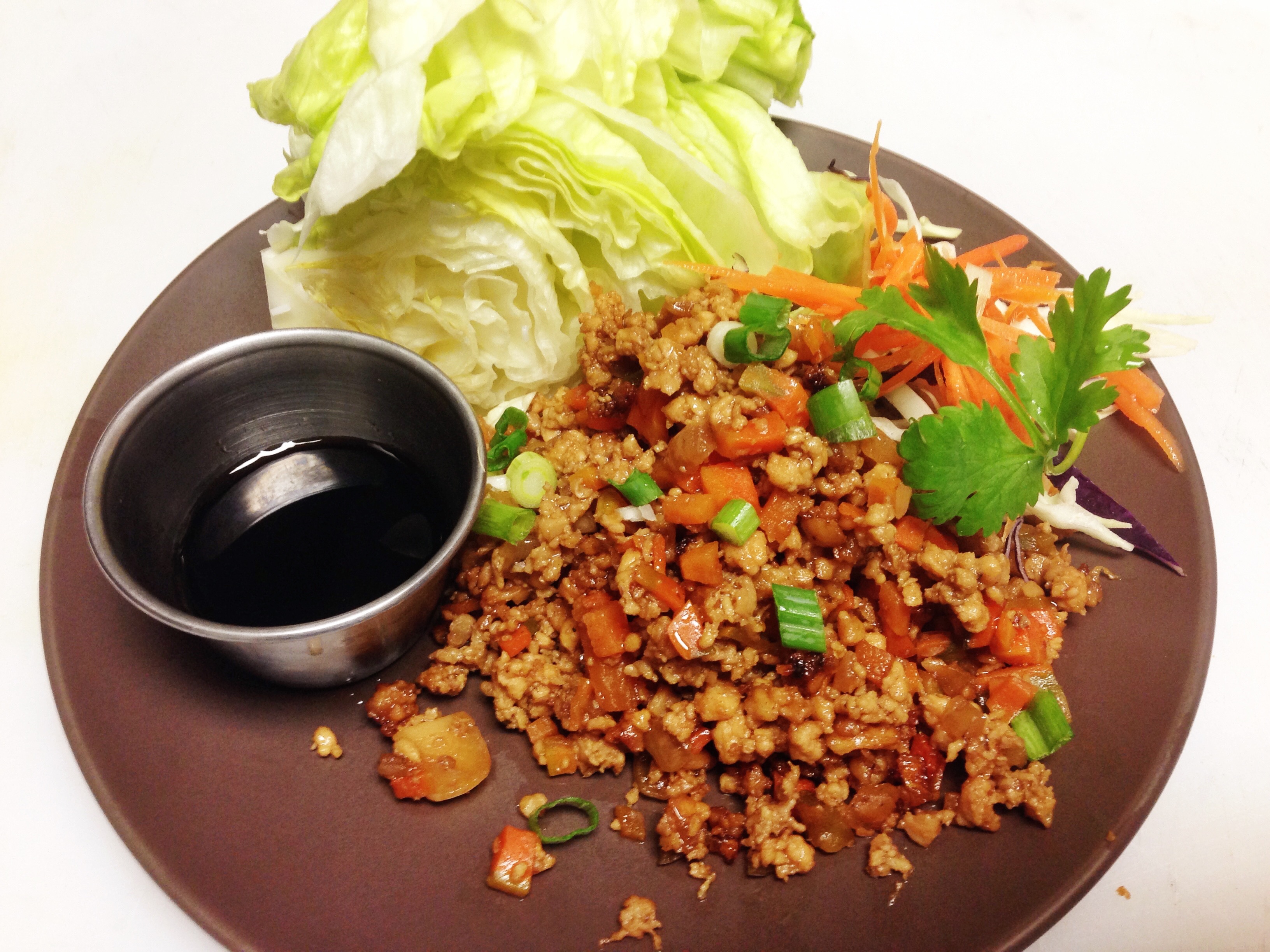 Order Chicken Lettuce Wraps food online from Foo Asian Grill & Bubble Tea store, Irving on bringmethat.com
