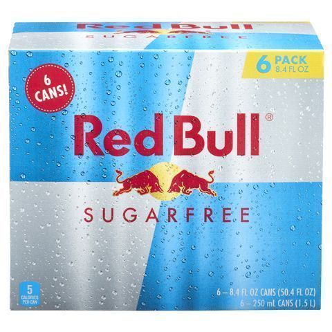 Order Red Bull Energy Sugar Free 6 Pack 8.4oz Can food online from 7-Eleven store, Lavon on bringmethat.com