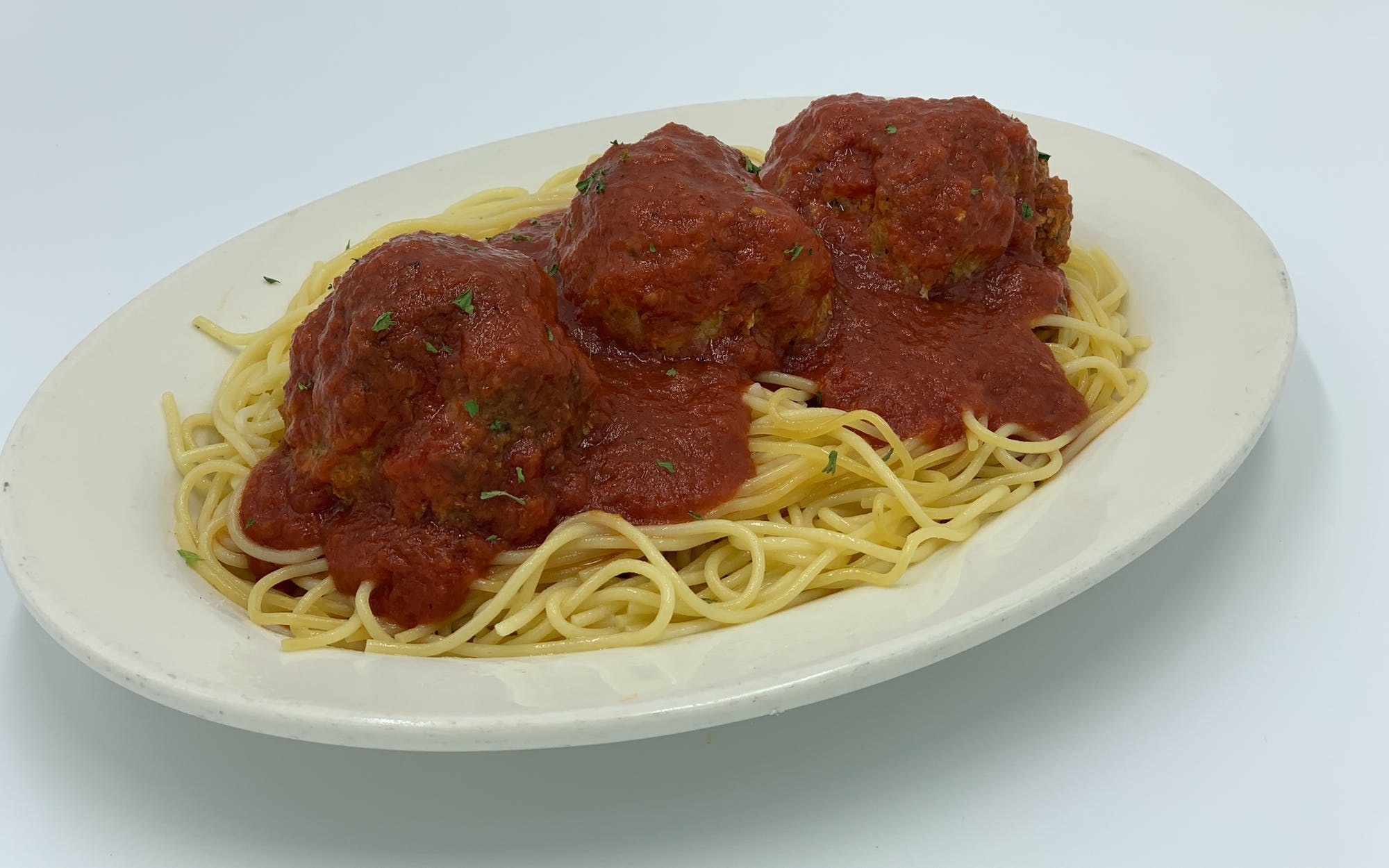 Order Pasta with Meatballs - Pasta food online from Mario Pizza store, Westbury on bringmethat.com
