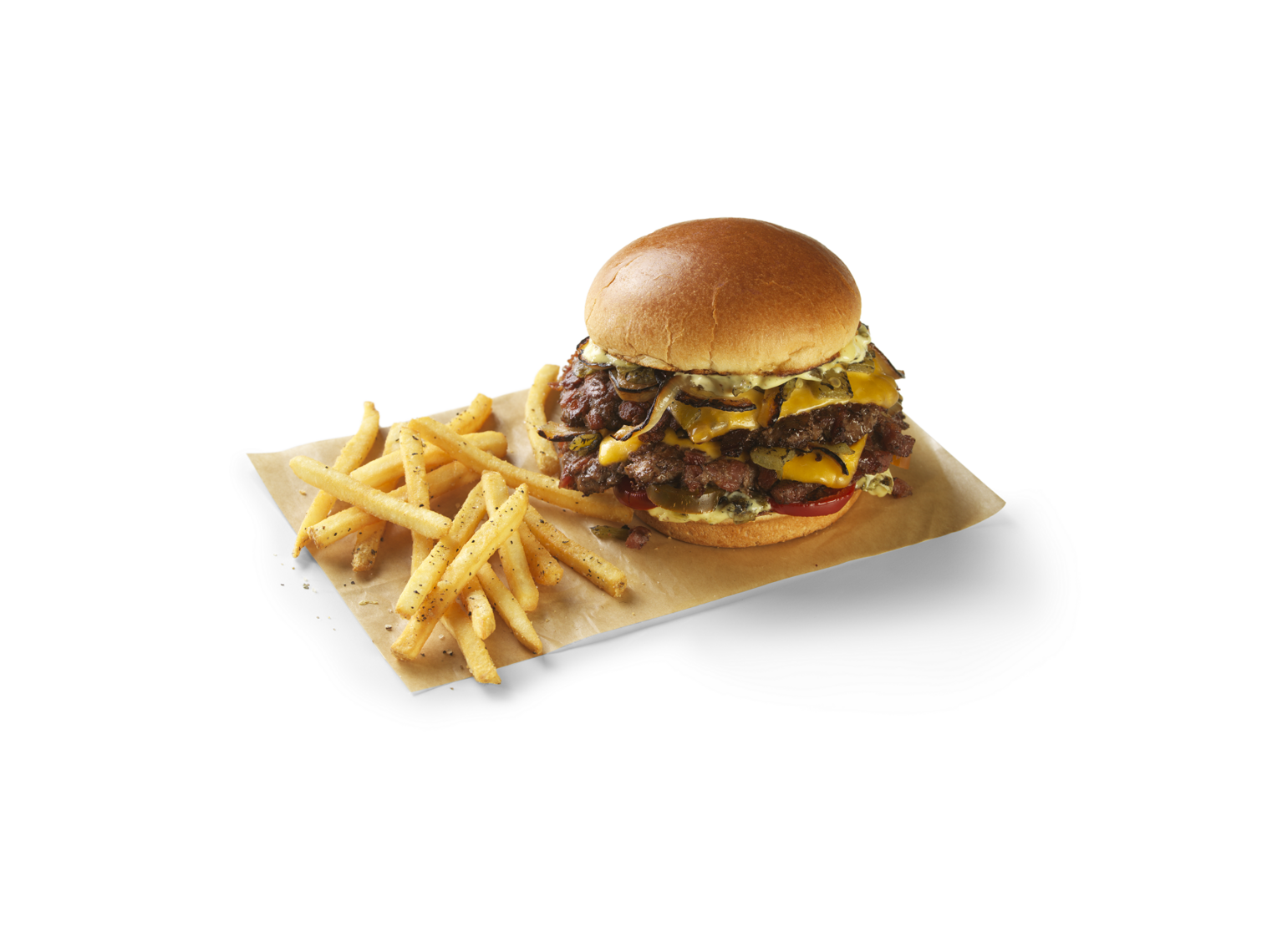 Order Bacon Smashed Hatch Chile Burger food online from Wild Burger store, Gastonia on bringmethat.com