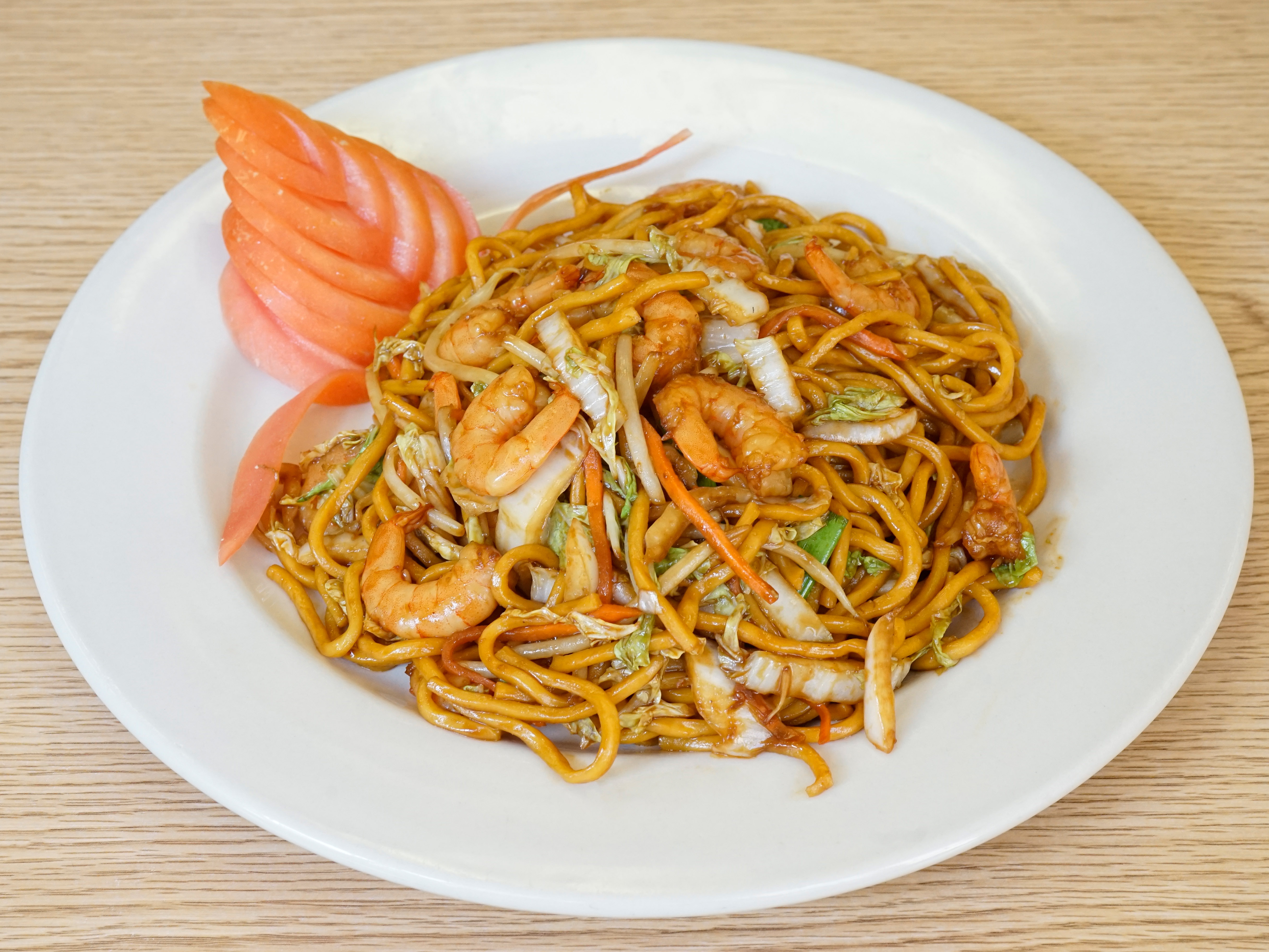 Order 124. Shrimp Lo Mein food online from No 1 Chinese store, New York on bringmethat.com