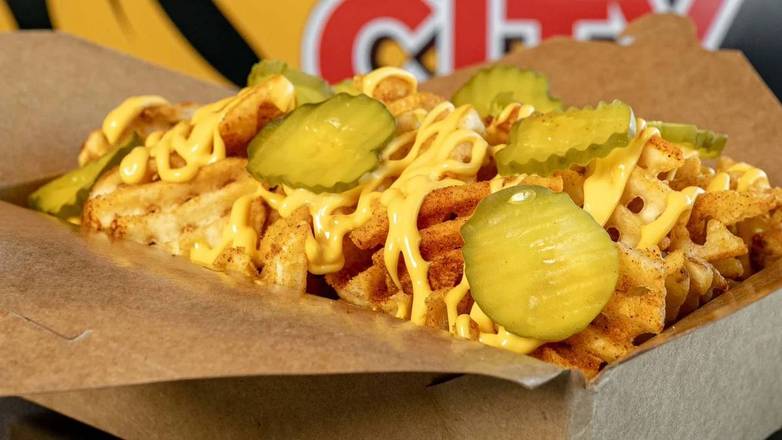 Order Cheesy Fries food online from Clutch City Cluckers store, Houston on bringmethat.com