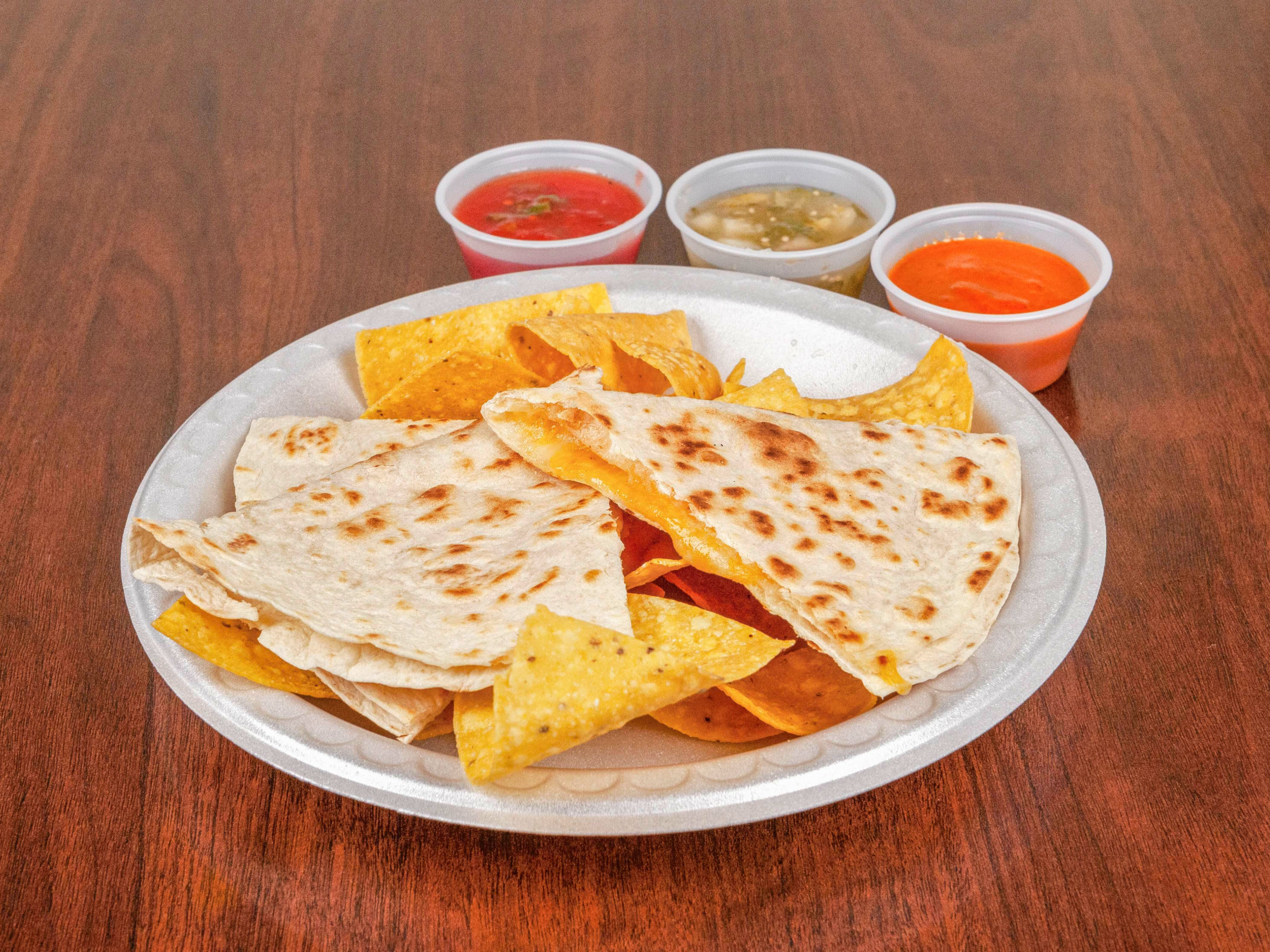 Order Quesadillas food online from El Jalapeno Cafe store, Yorktown Heights on bringmethat.com
