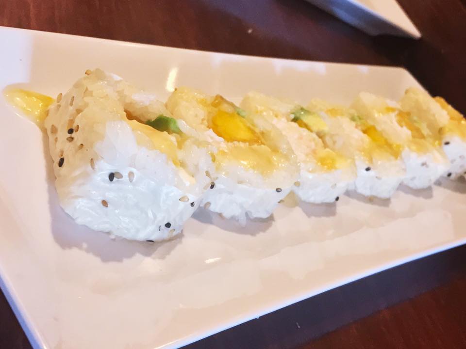 Order Mango Tango Roll food online from Aji Sushi store, College Station on bringmethat.com