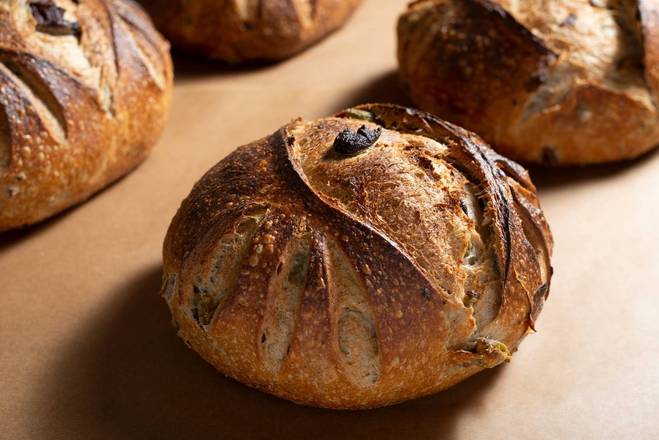 Order Olive Bread food online from Breads Bakery store, New York on bringmethat.com