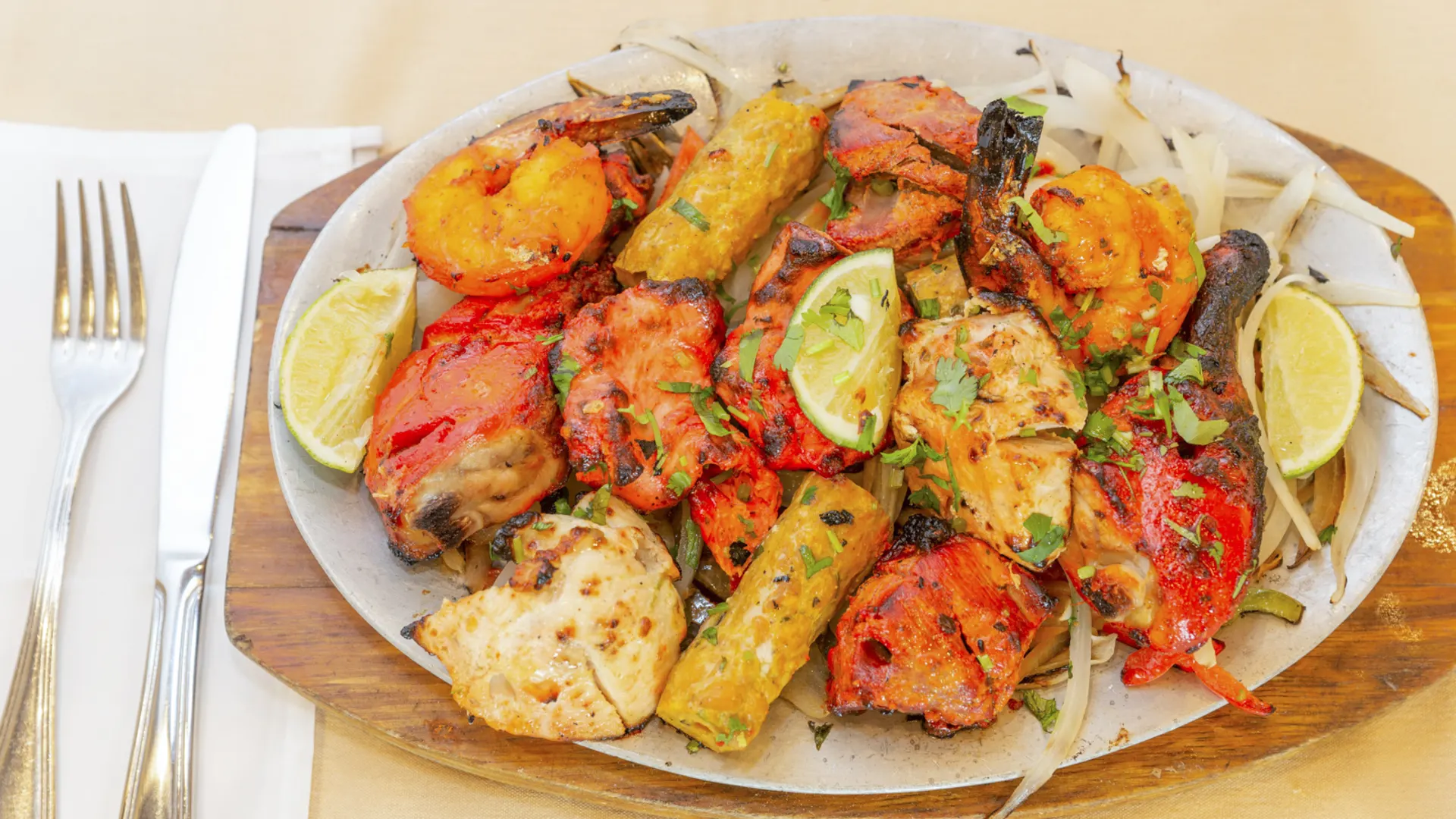Order Tandoori Mixed Grill food online from Palace Of Asia store, Maple Shade on bringmethat.com