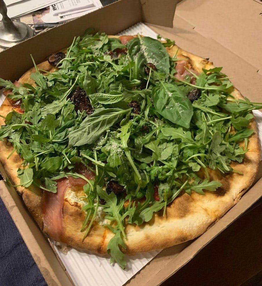 Order Prosciutto & Baby Arugula Pizza - Small 12" food online from Table 87 Coal Oven Pizza store, Brooklyn on bringmethat.com