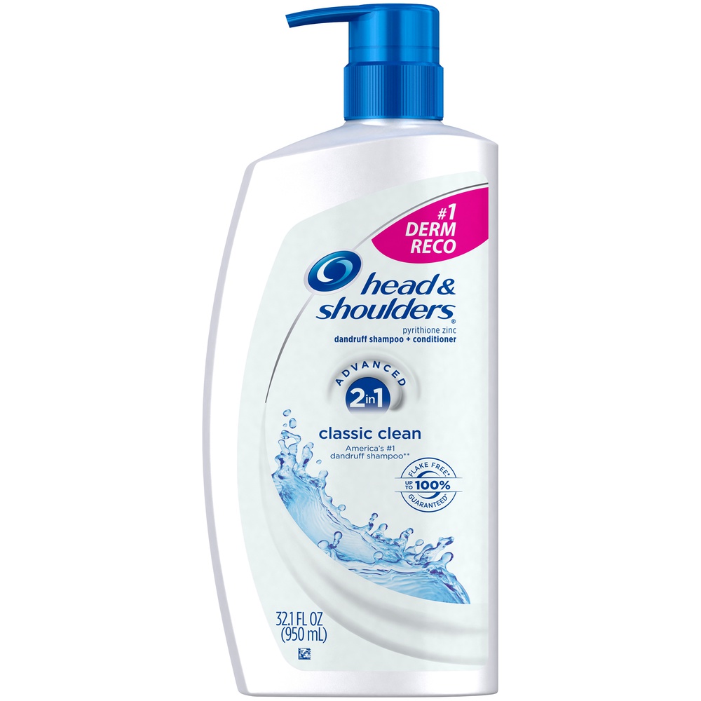 Order Head & Shoulders Classic Clean Anti-Dandruff 2-in-1 Paraben Free Shampoo and Conditioner - 32.1 fl oz food online from Rite Aid store, MILLER PLACE on bringmethat.com