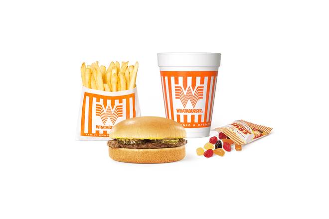 Order Justaburger® Kid's Meal food online from Whataburger store, Houston on bringmethat.com