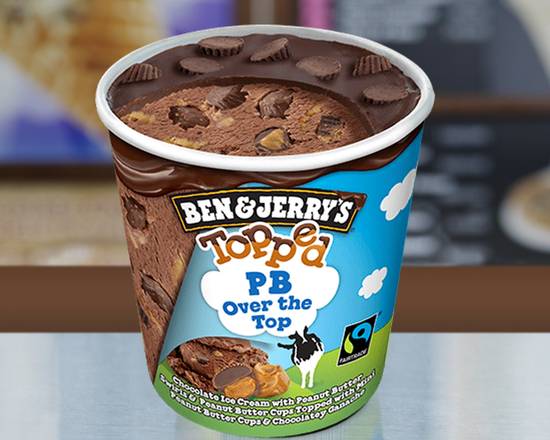 Order "Topped" PB Over the Top food online from Ben & Jerry's store, Highland Village on bringmethat.com