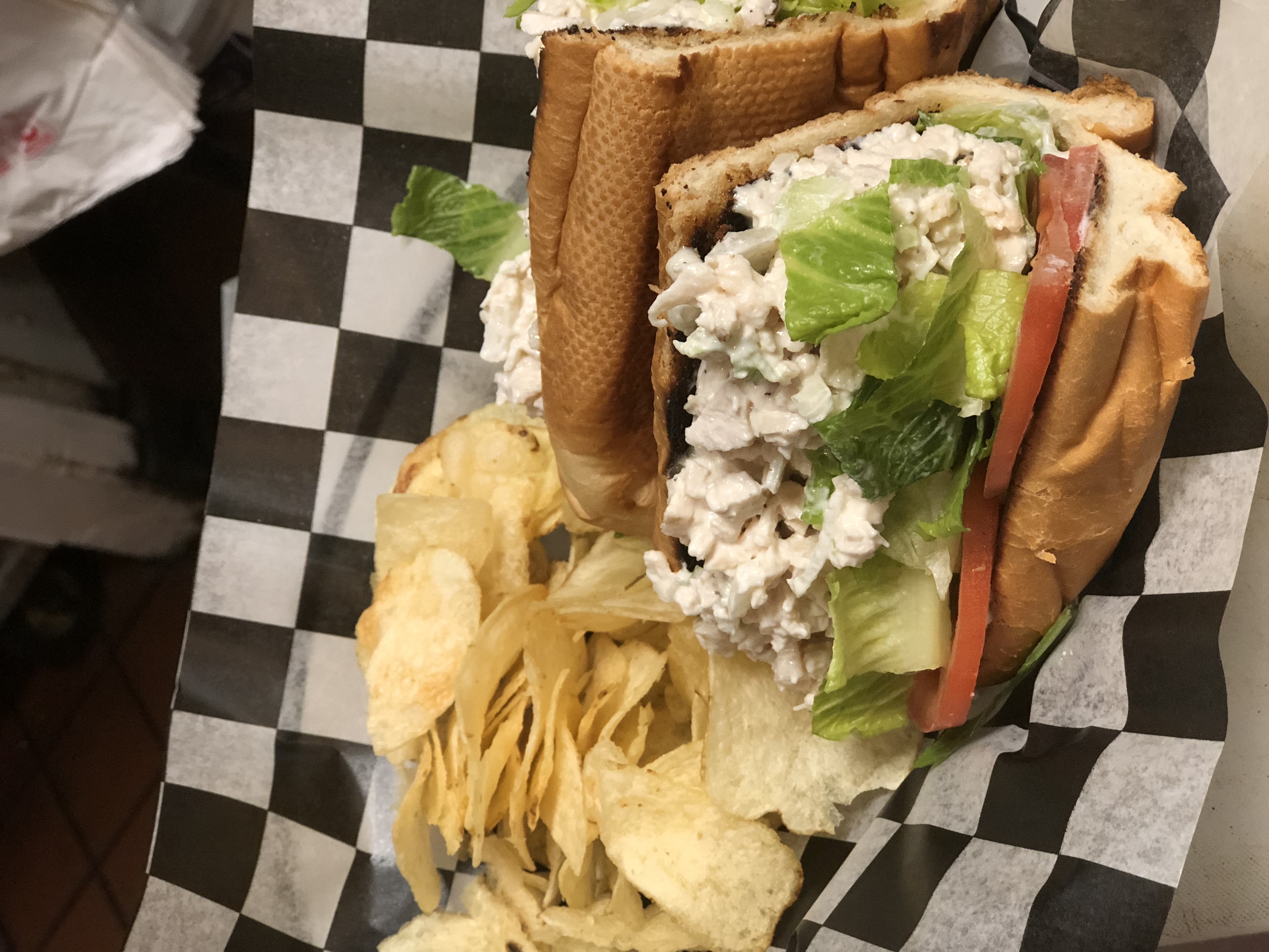 Order 9.5" Chicken Salad Sub food online from Dominic's Bar & Grille store, Monrovia on bringmethat.com
