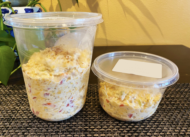 Order Miss Risa's 1 Pound Pimento Cheese ToGo Tub food online from Rebecca Chocolates store, Sandy on bringmethat.com