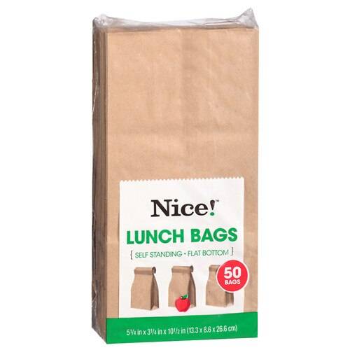 Order Complete Home Lunch Bags 5-1/2 x 3-1/4 x 10-1/2 inch - 50.0 ea food online from Walgreens store, Fort Collins on bringmethat.com