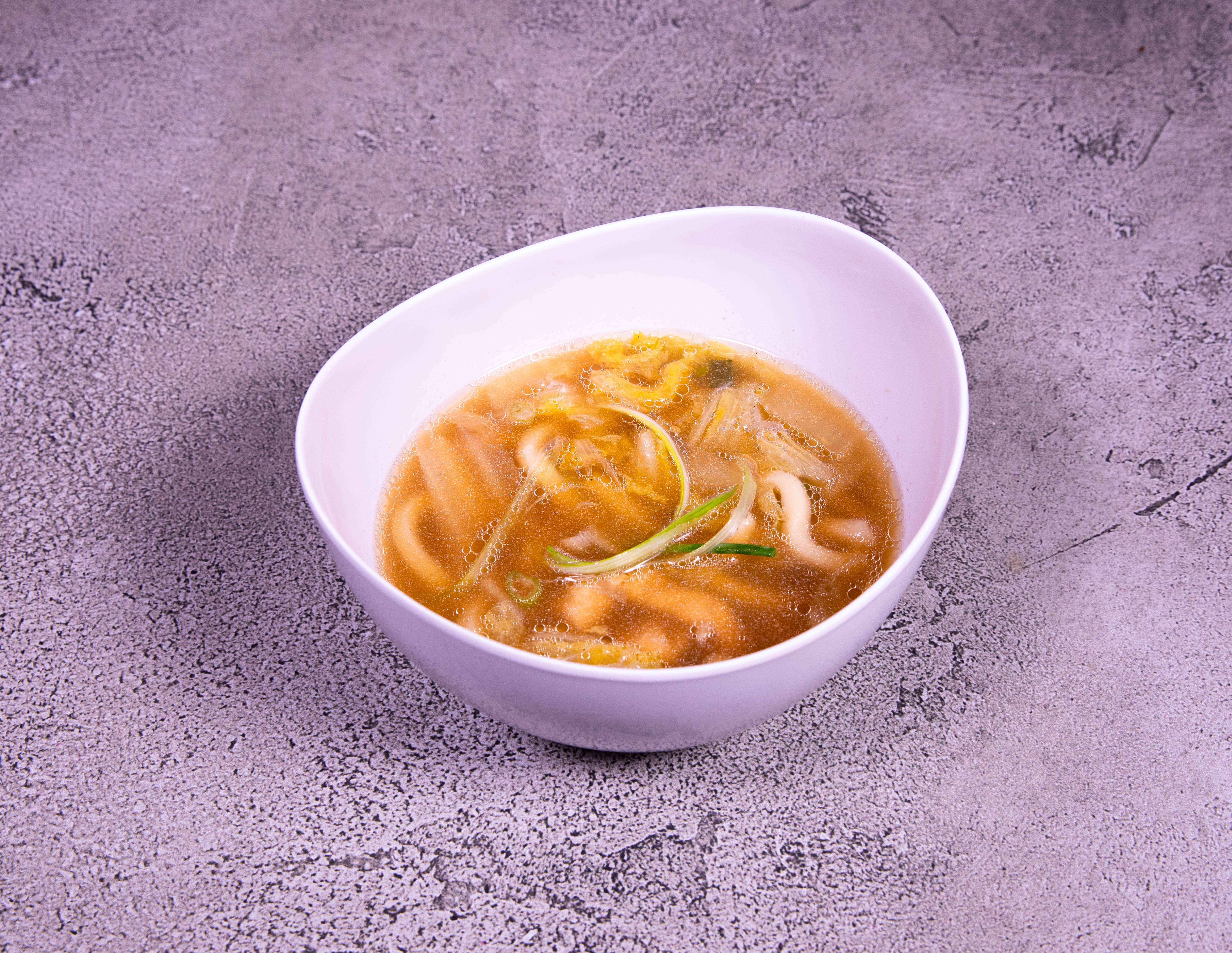 Order Chicken Udon Noodle Soup food online from Akira Sushi Hibachi store, Metairie on bringmethat.com