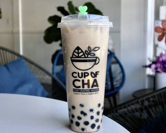 Order Cup of Cha's Milk Tea (Boba, Pudding) food online from Cup Of Cha Tea House store, Monrovia on bringmethat.com
