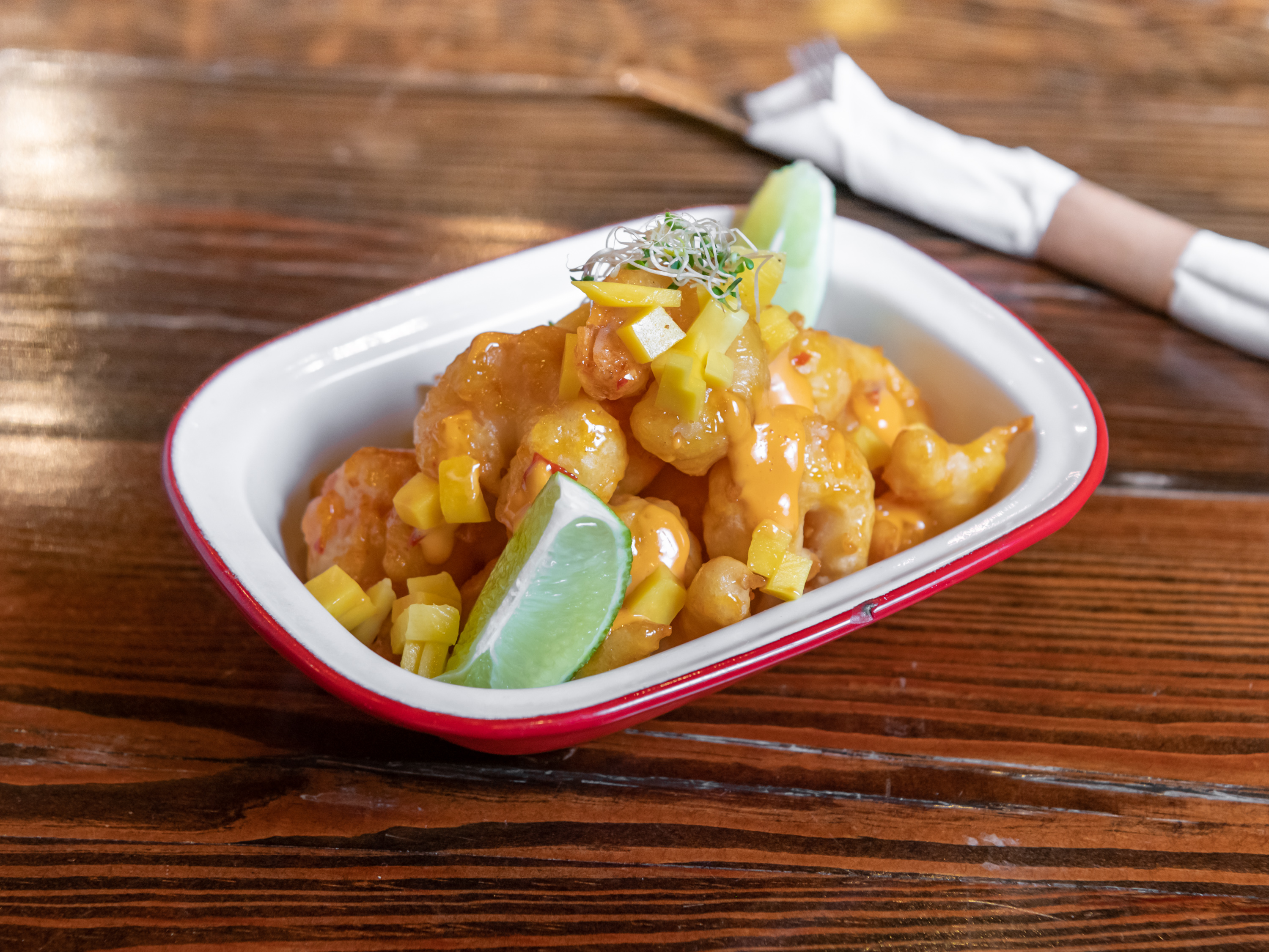 Order Popcorn Shrimp with Chili Lime Sauce food online from The Simpson Restaurant & Bar store, Brooklyn on bringmethat.com