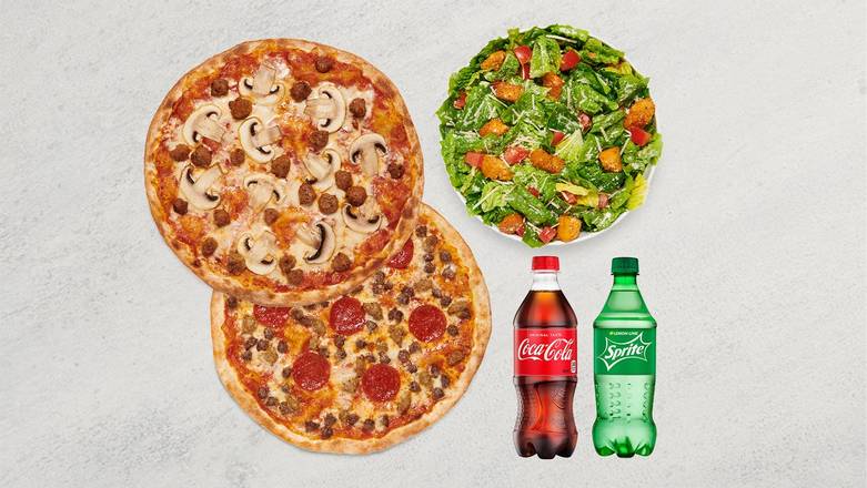 Order MOD Double: Pizza, Salad, Drinks food online from Mod Pizza store, Walnut Creek on bringmethat.com