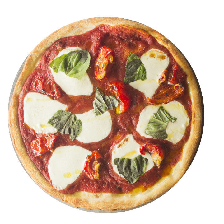 Order Margherita food online from Herb And Fire Pizza store, Grandville on bringmethat.com