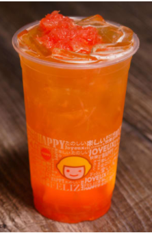 Order E9. Grapefruit Green Tea food online from Happy Lemon store, Berkeley on bringmethat.com