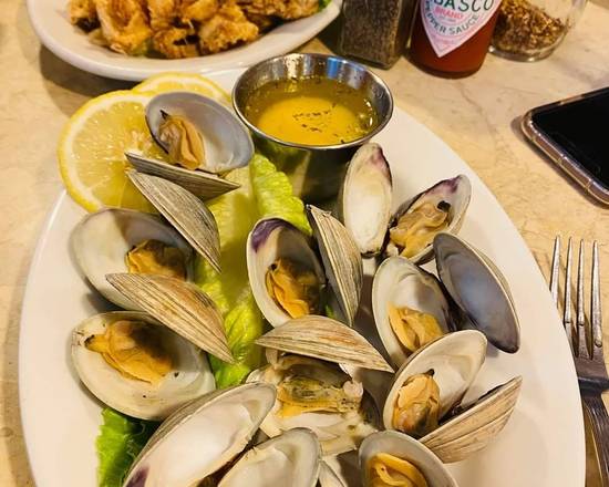 Order Dozen Steamed Clams food online from Marianaccis Restaurant store, West Wyoming on bringmethat.com