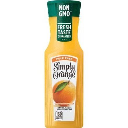 Order Simply Orange Juice Original (11.5 oz) food online from Light Speed Market store, Marietta on bringmethat.com