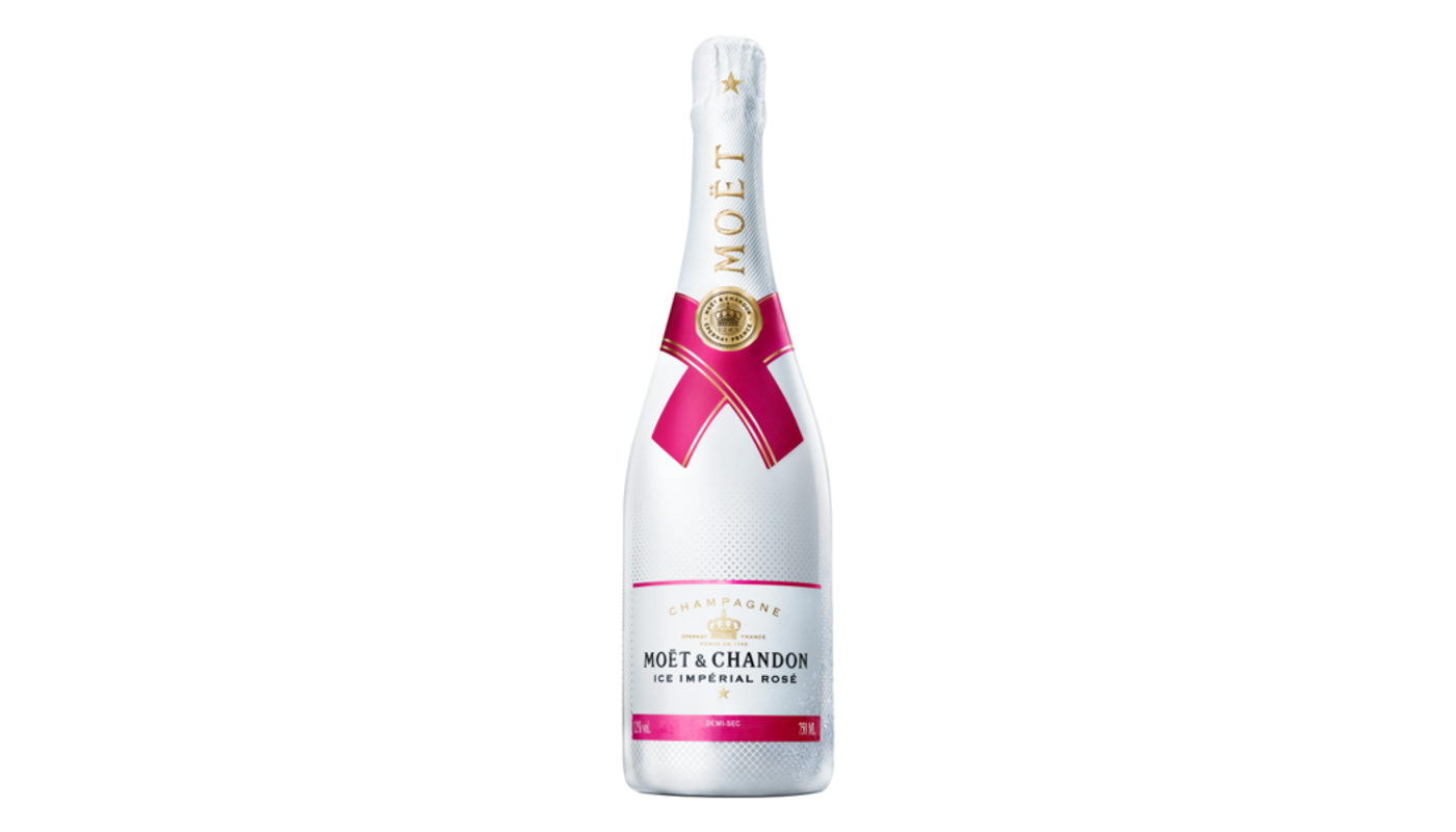 Order Moët & Chandon Ice Imperial Rosé Champagne 750ml Bottle food online from Circus Liquor store, Los Angeles on bringmethat.com