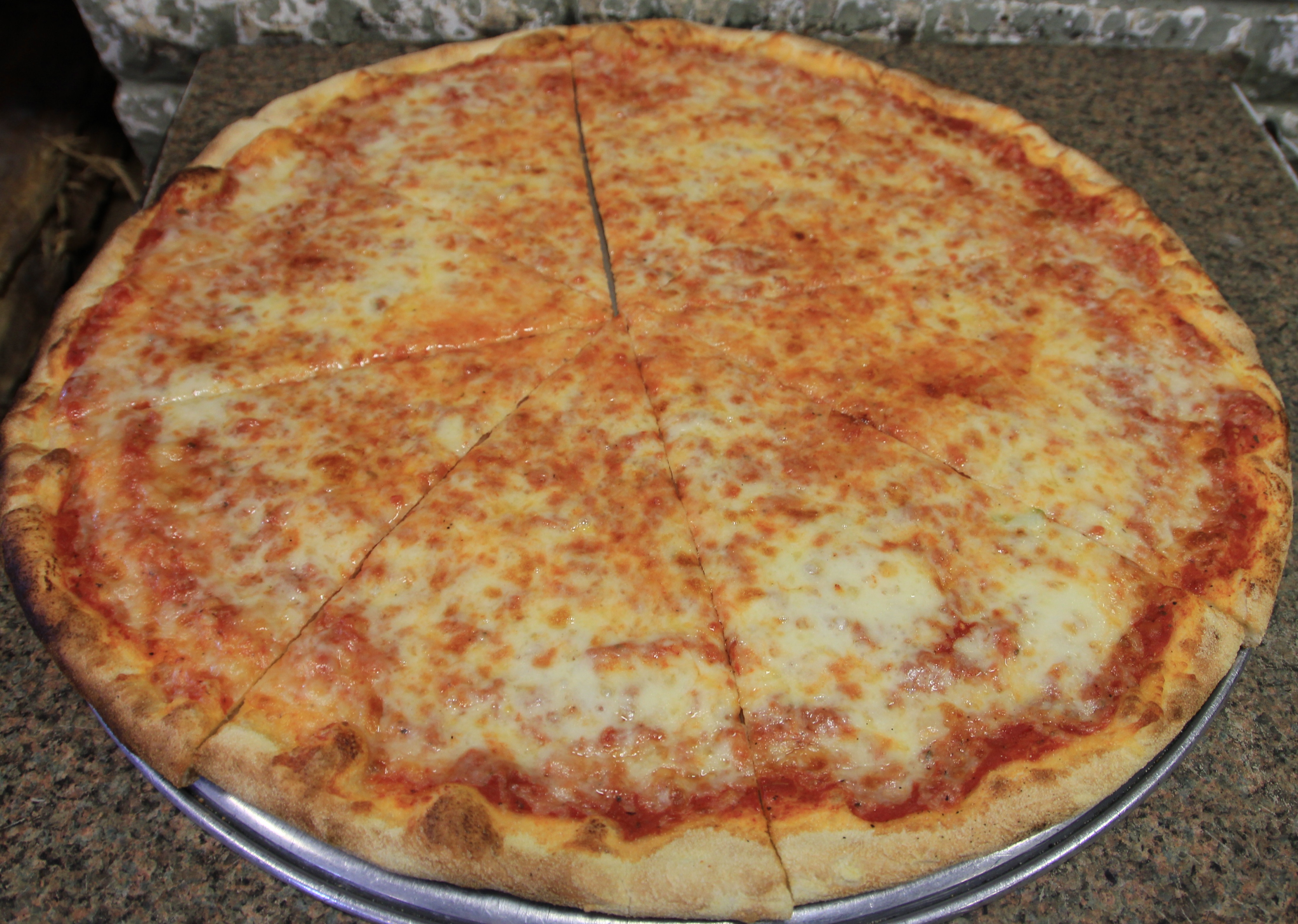 Order Regular Cheese Slice food online from Davinci The Art Of Brick Oven Pizza store, Montclair on bringmethat.com