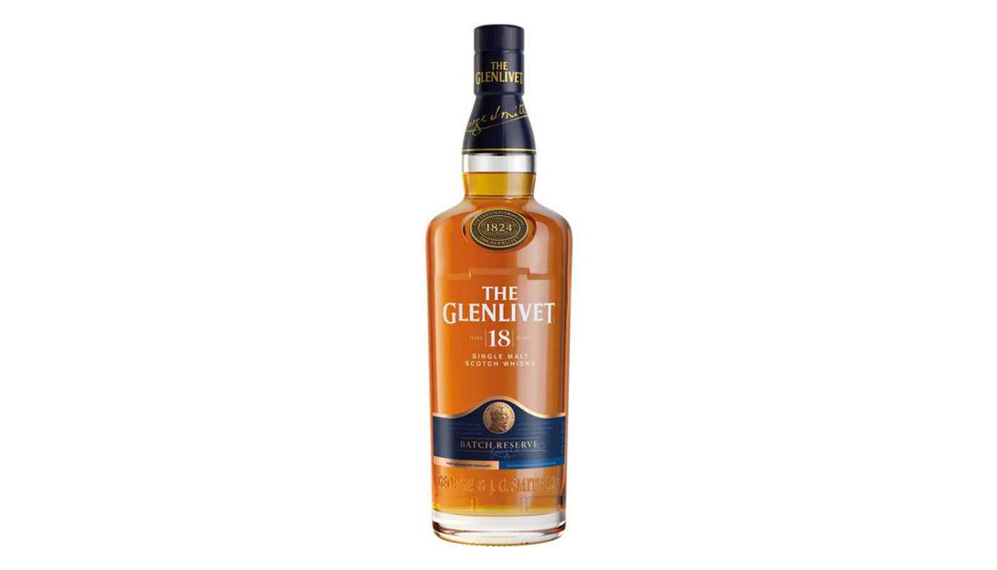 Order The Glenlivet Single Malt Scotch Whisky 18 Year 750mL food online from Circus Liquor store, Los Angeles on bringmethat.com