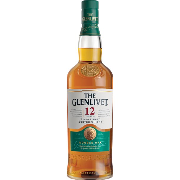 Order Glenlivet 12 Years Single Malt Scotch Whisky 750 ml. food online from Mirage Wine & Liquor store, Palm Springs on bringmethat.com