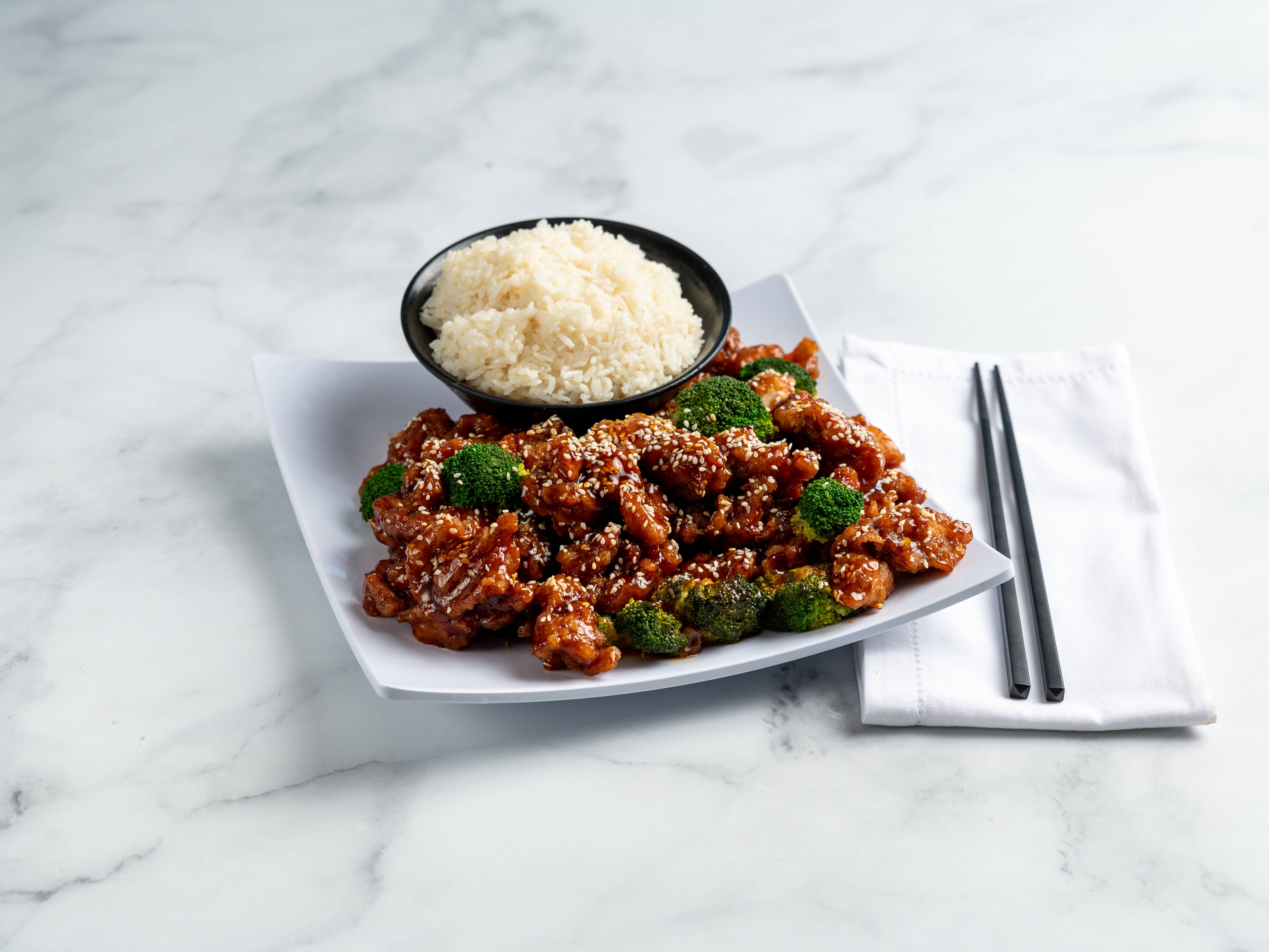 Order A9. Sesame Chicken food online from China Hall store, Virginia Beach on bringmethat.com