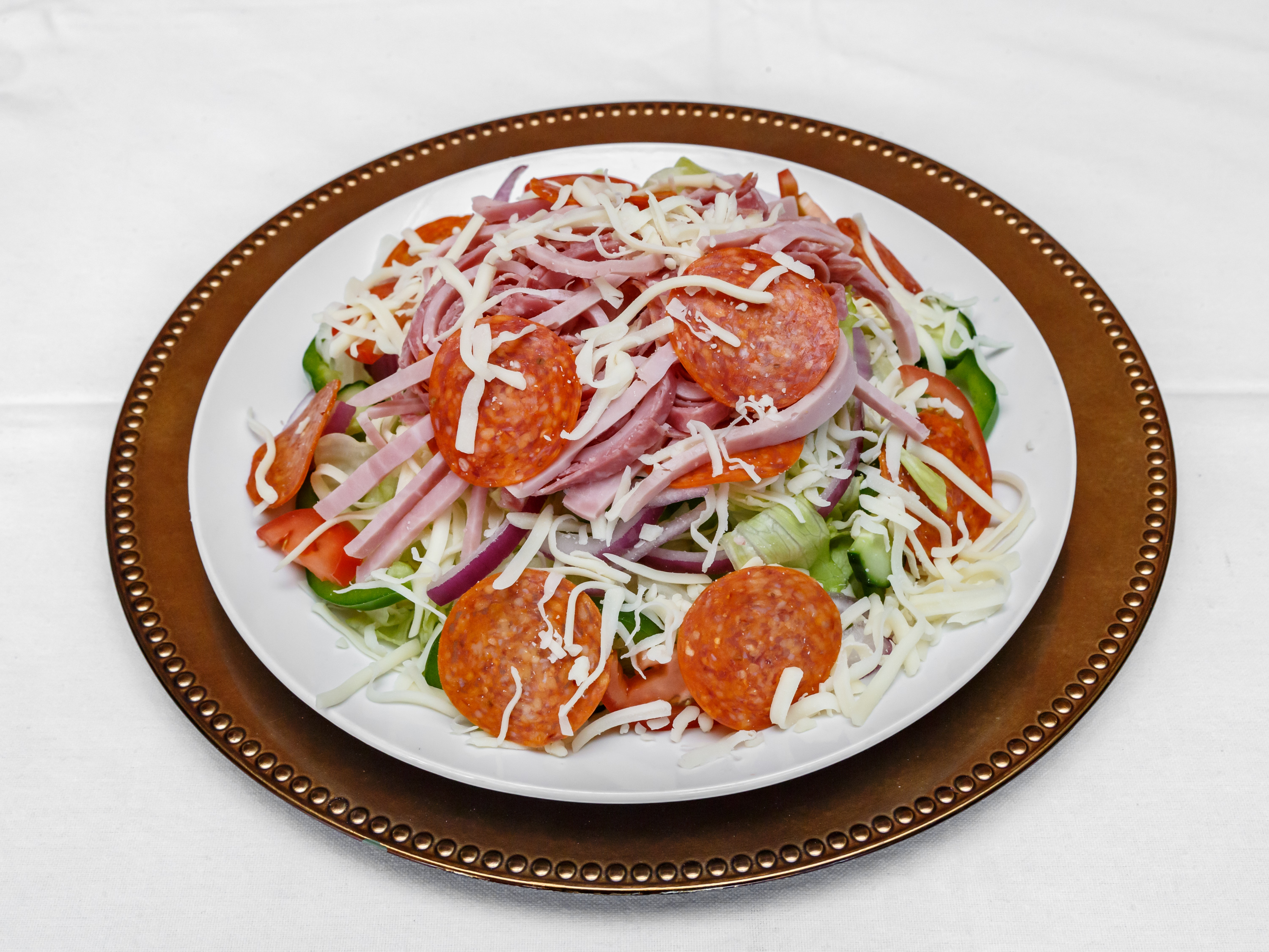 Order Antipasto Salad food online from Olive Mediterranean store, Pittsburgh on bringmethat.com