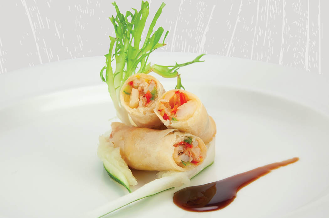 Order Shrimp Spring Roll food online from Kumo Sushi Hibachi & Lounge store, Bay Shore on bringmethat.com