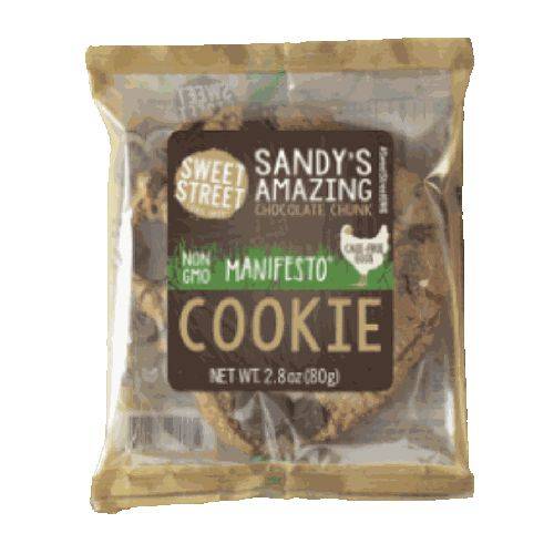 Order Sandy's Amazing Chocolate Chunk Manifesto Cookie food online from Salsa Fresca Mexican Grill store, Bedford Hills on bringmethat.com