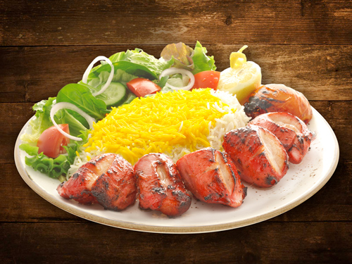 Order Chicken Tandoori Plate food online from Kabob Lounge store, Carmel Valley on bringmethat.com