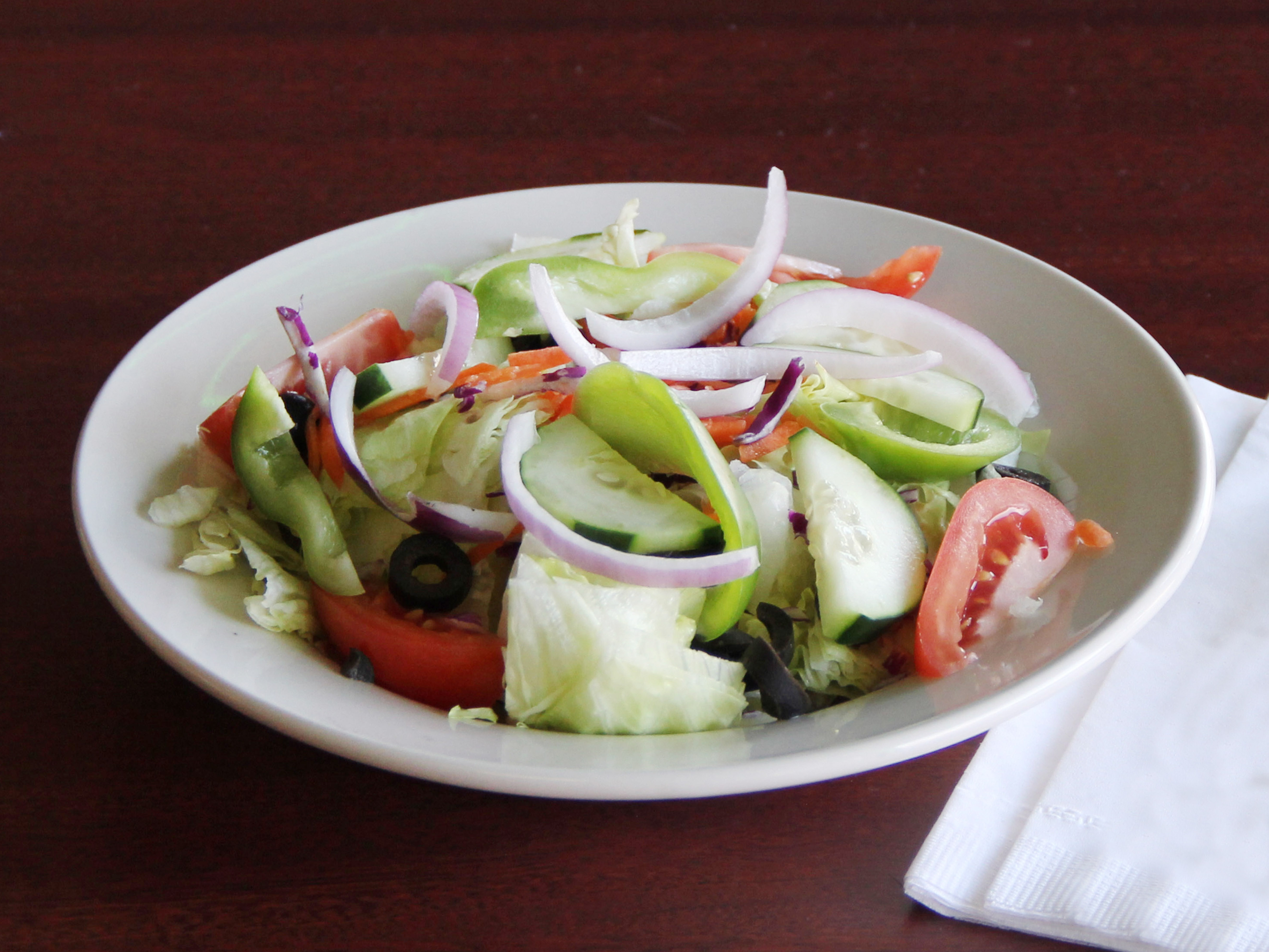 Order Tossed Salad food online from Lees Hoagie House store, Marlton on bringmethat.com