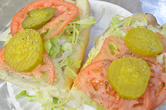 Order Turkey and Cheese Hoagie food online from George's Pizza store, Philadelphia on bringmethat.com