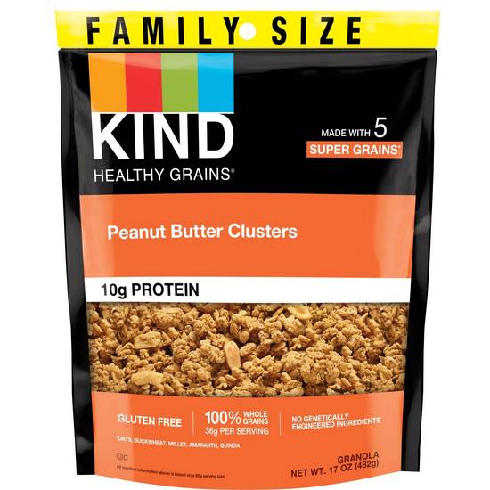Order Kind Peanut Butter Clusters Family Size, 17 OZ food online from Cvs store, GREEN BAY on bringmethat.com