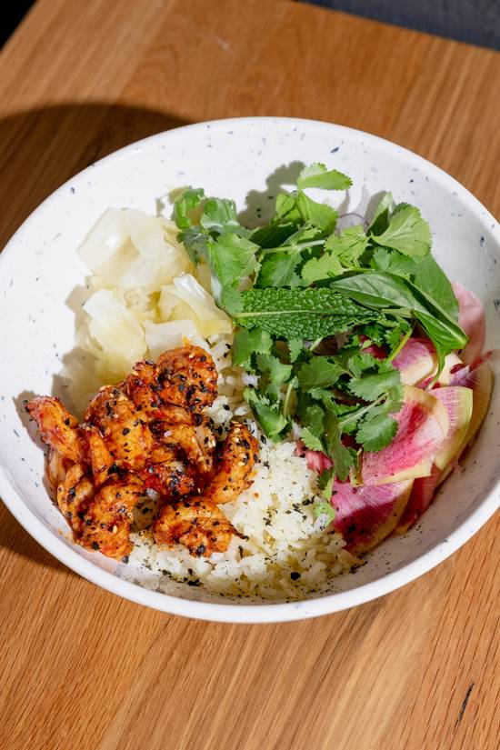 Order DS Shrimp Rice Bowl food online from Loro store, Austin on bringmethat.com