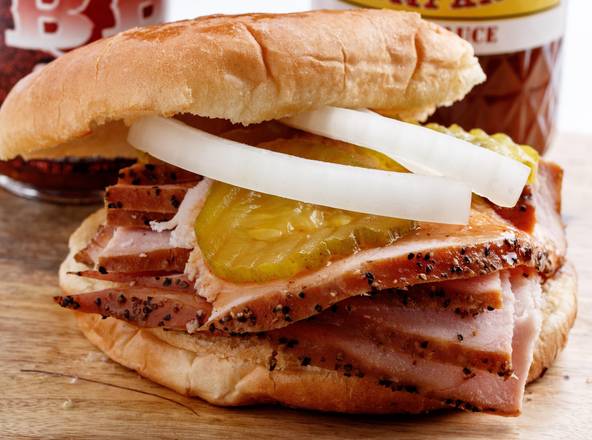 Order Turkey Breast Sandwich food online from Boomtown BBQ store, Beaumont on bringmethat.com