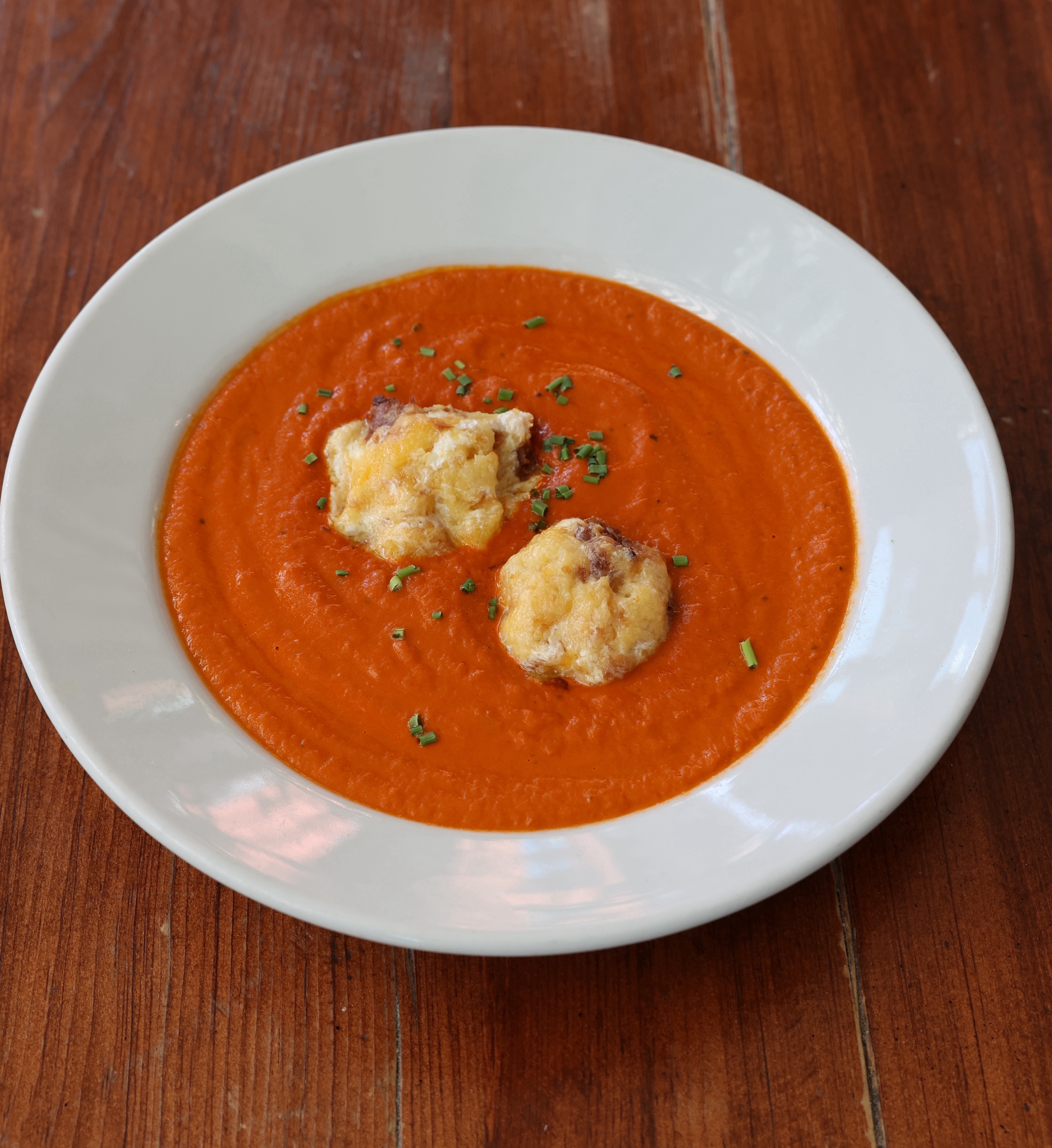 Order Grilled Cheese Balls and Tomato Soup food online from The Meatball Shop - Hell's Kitchen store, New York on bringmethat.com
